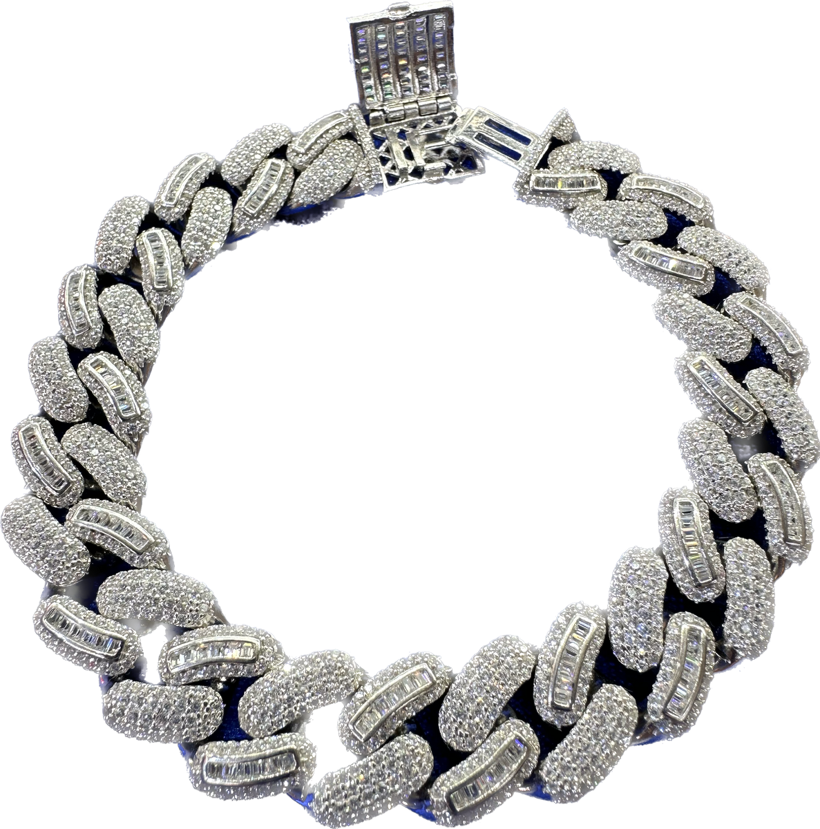 Iced out Miami Cuban link bracelet – k9jeweler
