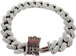 Iced out Miami Cuban link bracelet