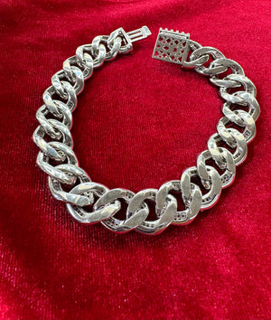 Iced out Miami Cuban link bracelet