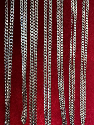 Cuban link chain 5 mm 925