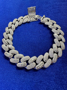 Iced out Miami Cuban link bracelet