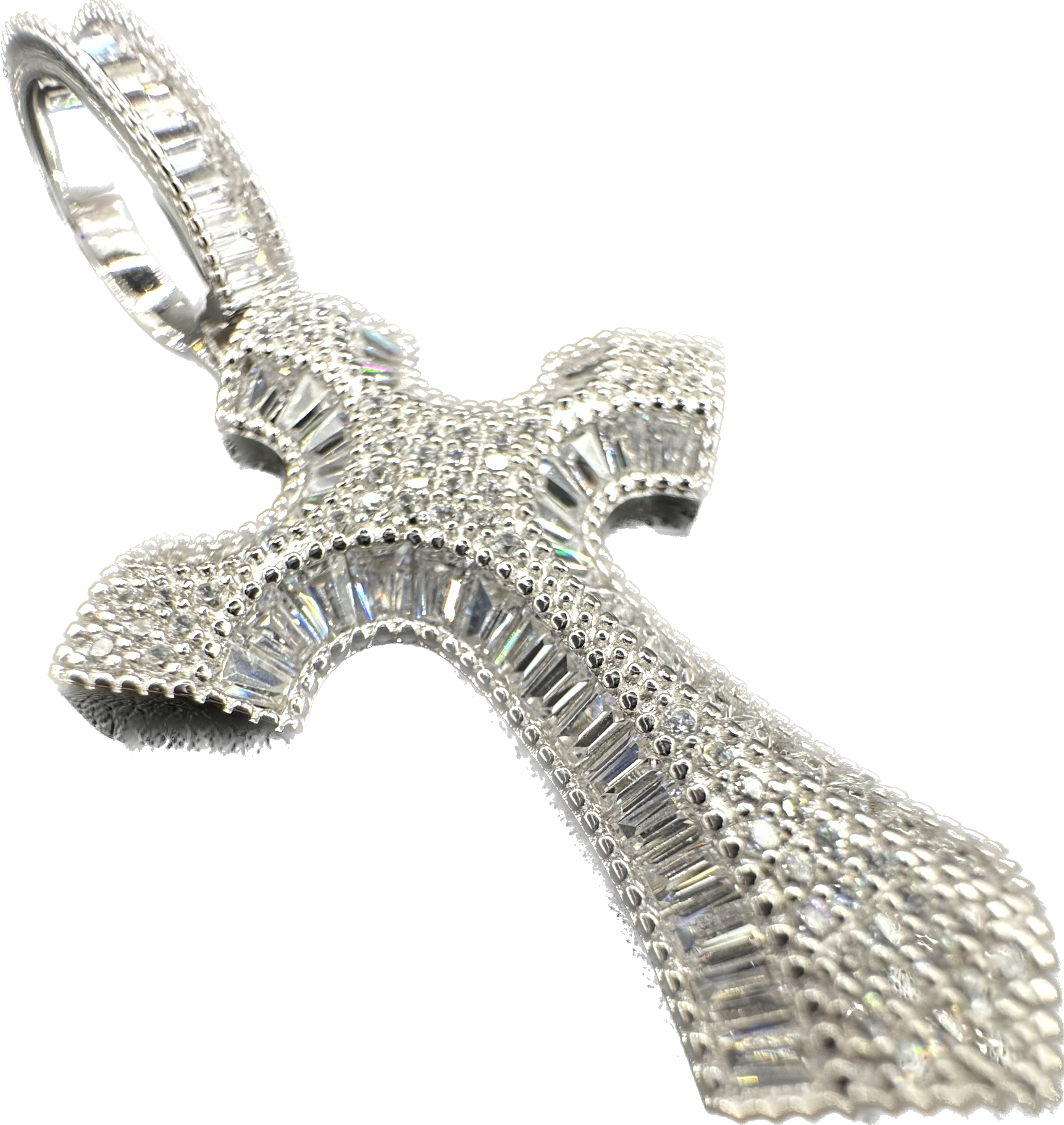 cross pendant with Burgett