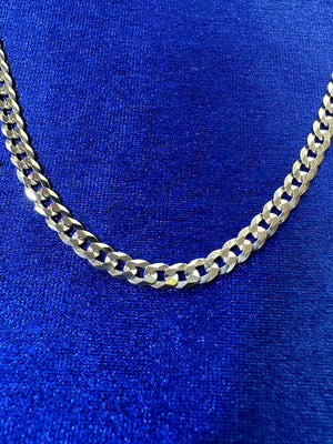 Cuban link chain 5 mm 925